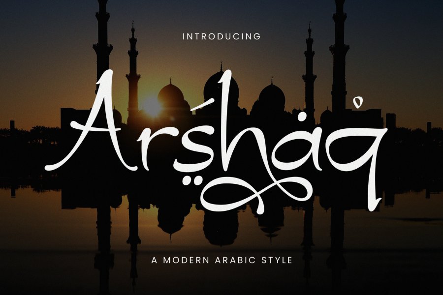 Arshaq Arabic Display Font