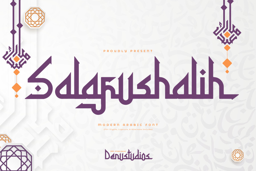 Salafushalih Arabic-Inspired Font