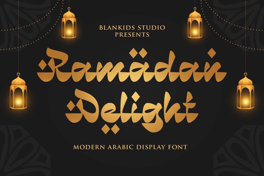 Ramadan Delight Arabic Display Font
