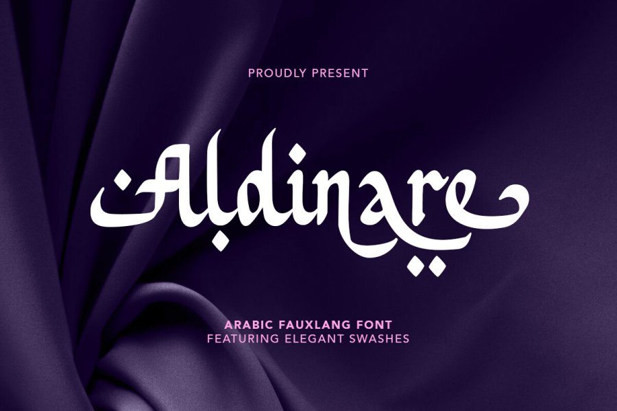 Aldinare Arabic Fauxlang Font