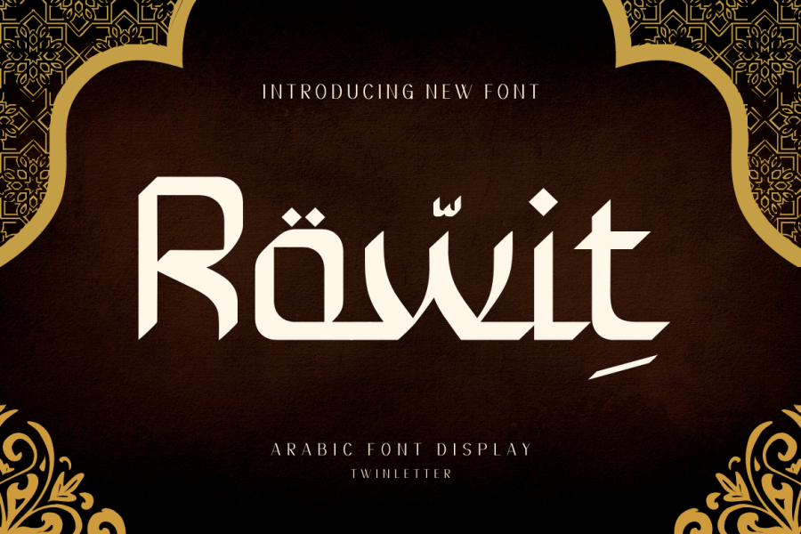 Rowit Arabic Display Font
