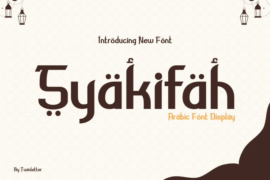 Syakifah Arabic Display Font