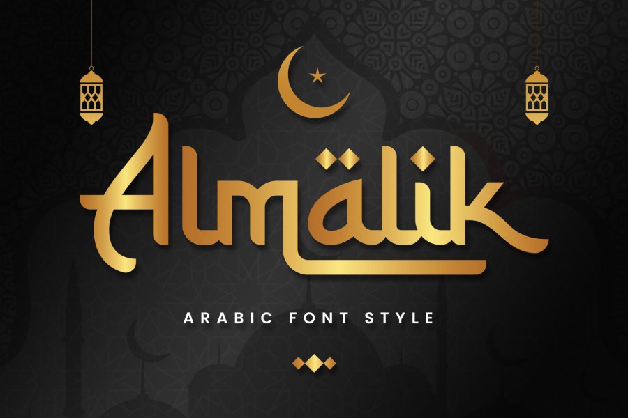 Almalik Arabic Display Font