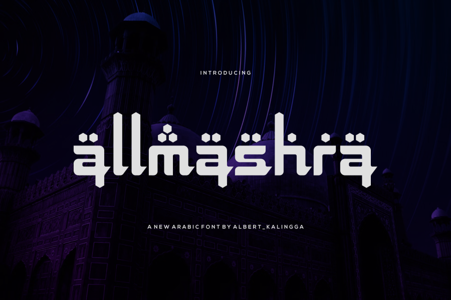 Allmashra Arabic Display Font