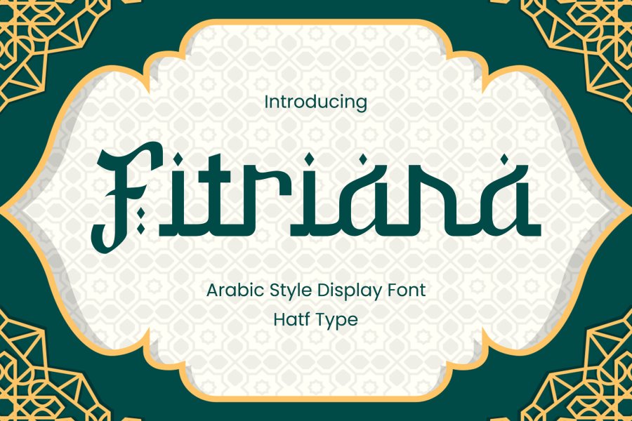 Fitriana Arabic Display Font