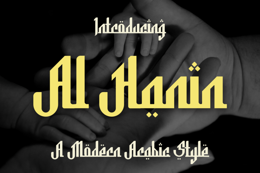 Al Hanin Arabic Display Font