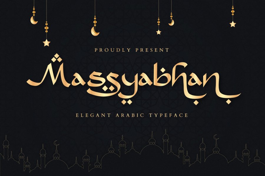 Massyabhan Elegant Arabic Typeface