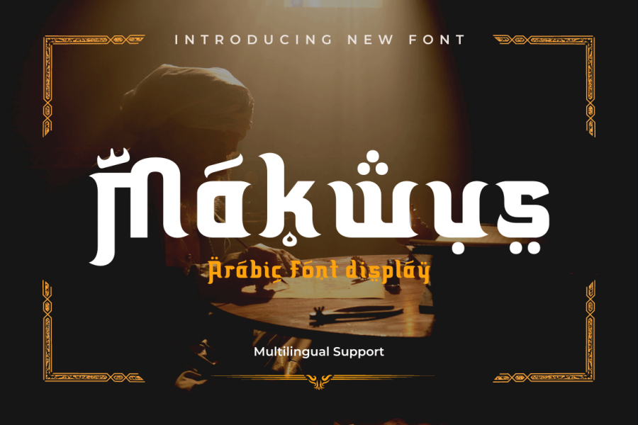 Makwus Arabic Display Font