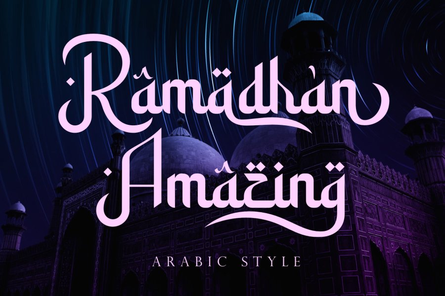 Ramadhan Amazing Arabic Display Font