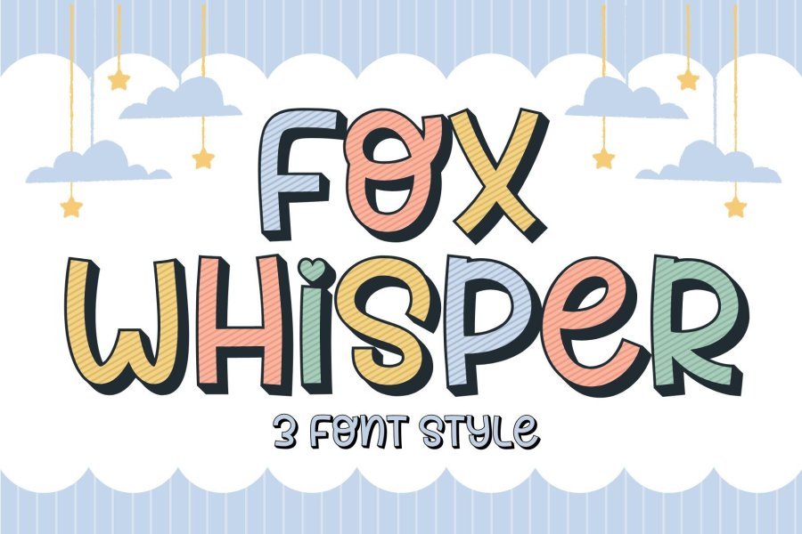 Fox Whisper Playful Display Font
