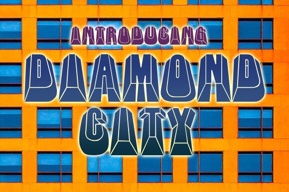 Diamond City Geometric Display Font