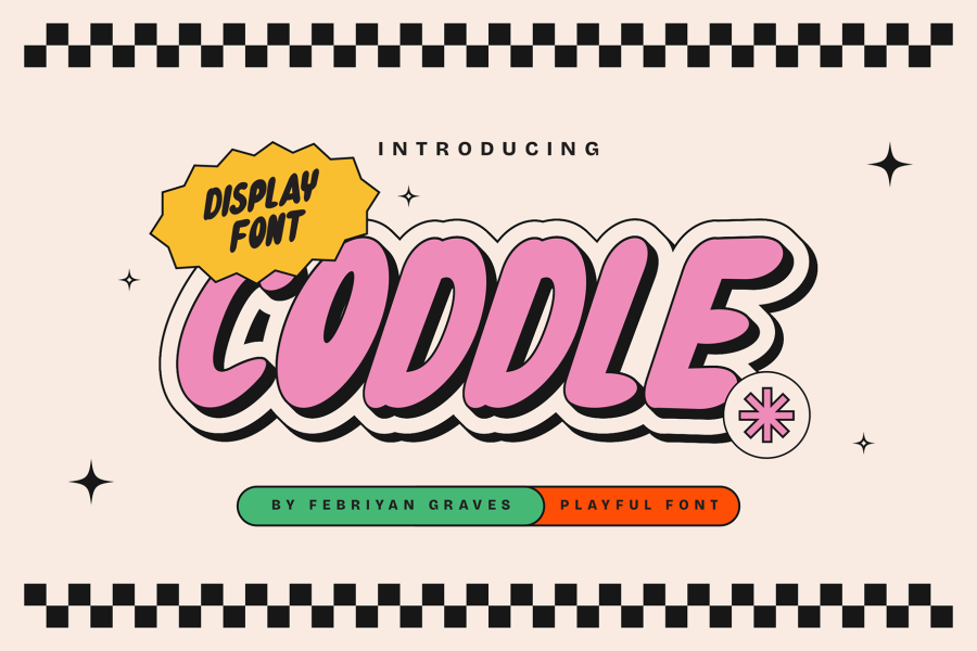 Coddle Retro Display Font