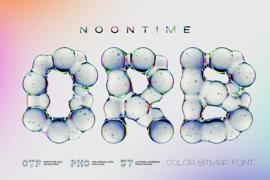 Noontime Orb Color Font