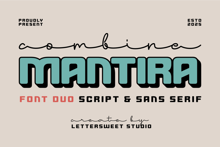Combine Montira Font Duo