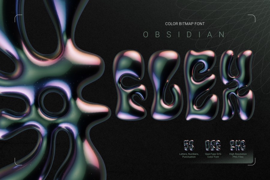 Obsidian Flex Font