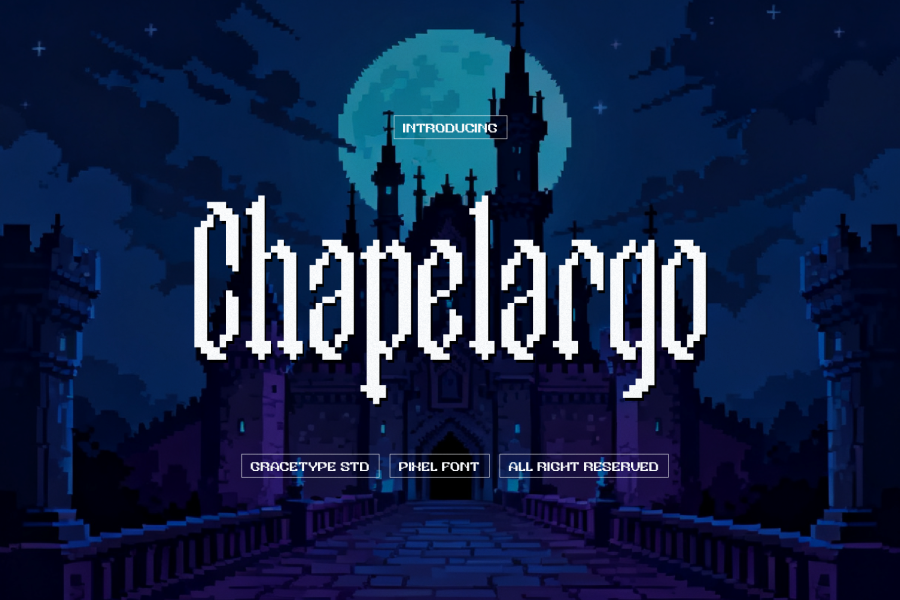 Chapelargo Pixel Font