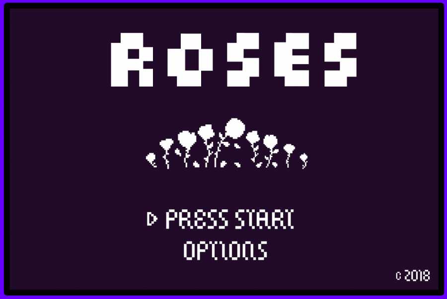 8 Bit Roses Retro Pixel Font