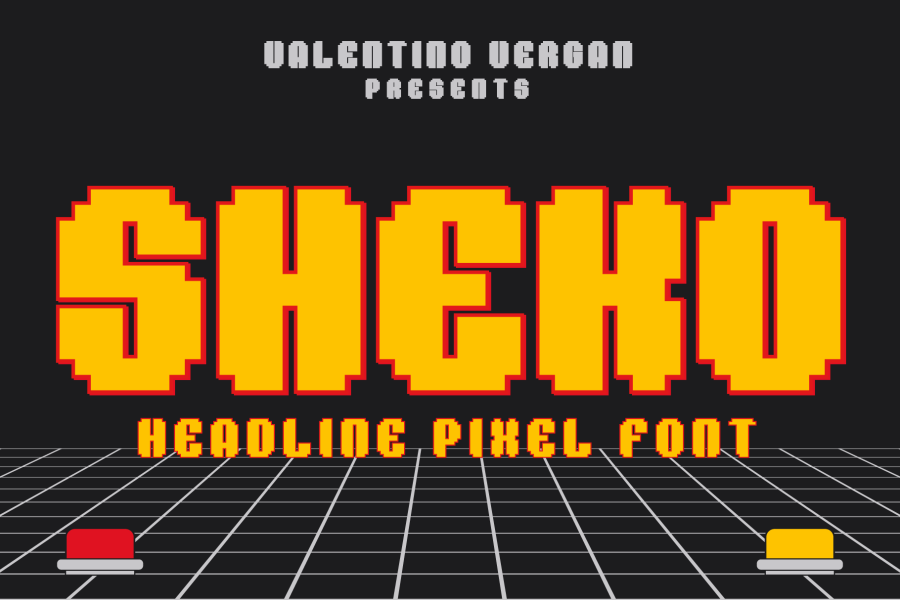 Sheko Retro Pixel Font