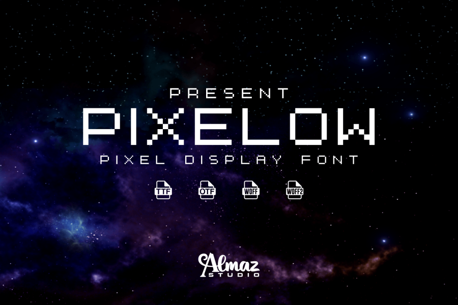 Pixelow Pixel Typeface