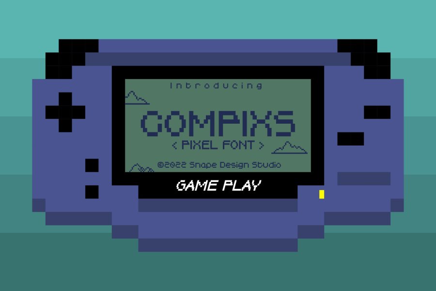 Compixs Retro Pixel Font