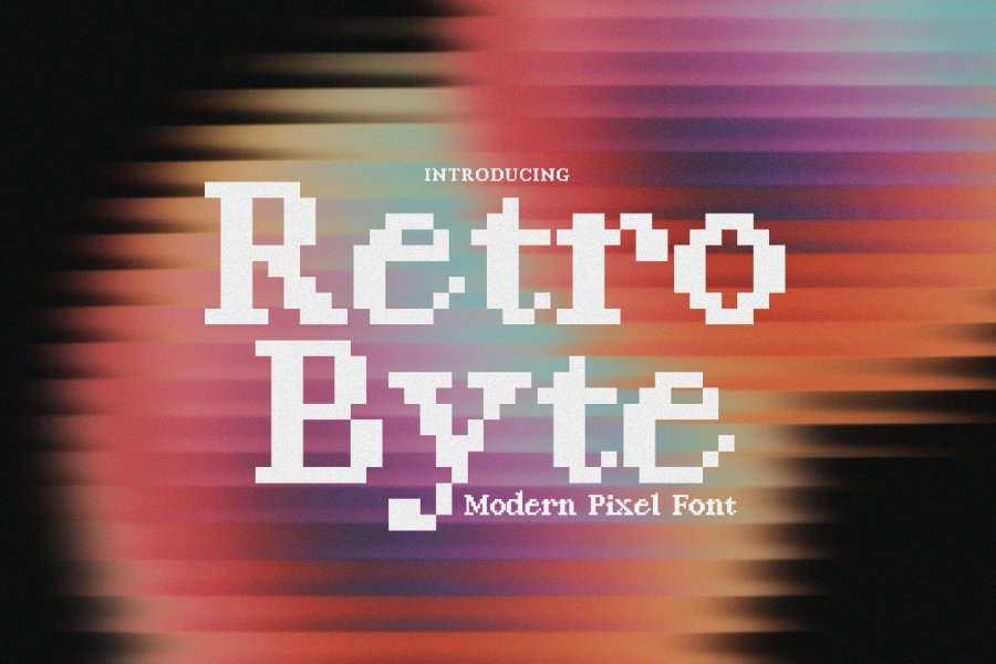 Retro Byte Pixel Font