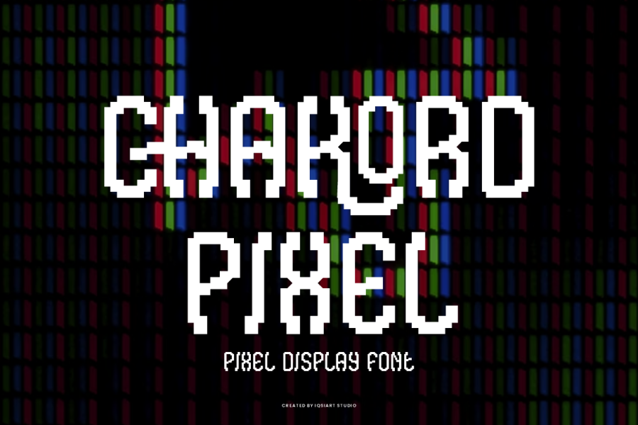 Chakord Pixel Font