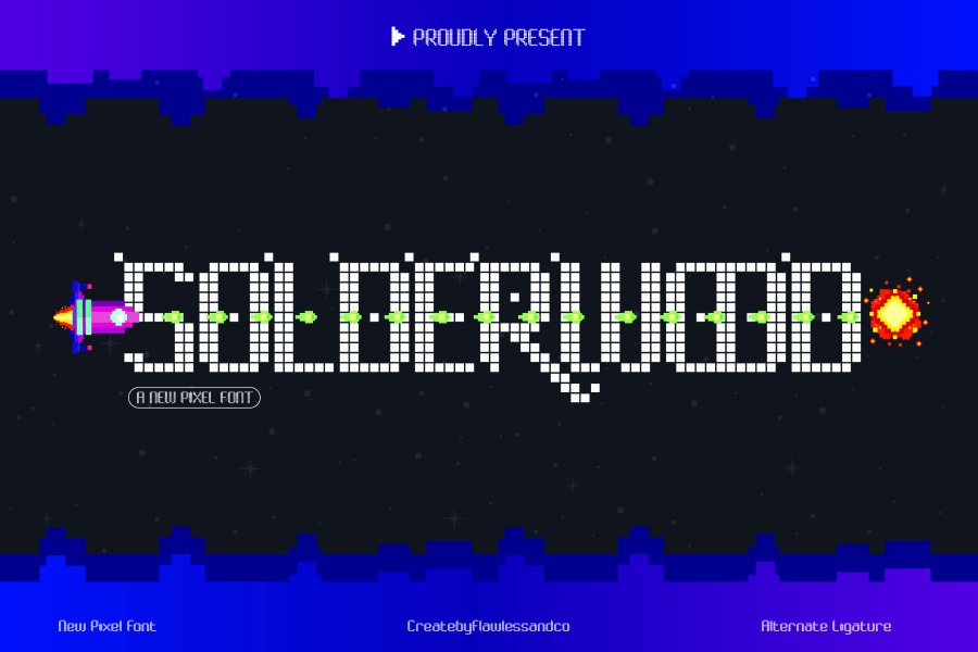Solderwood Retro Pixel Font