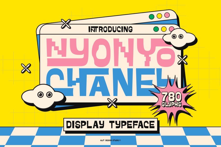 Nyonyo Groovy Display Font