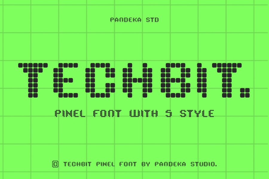 Techbit Pixel Font