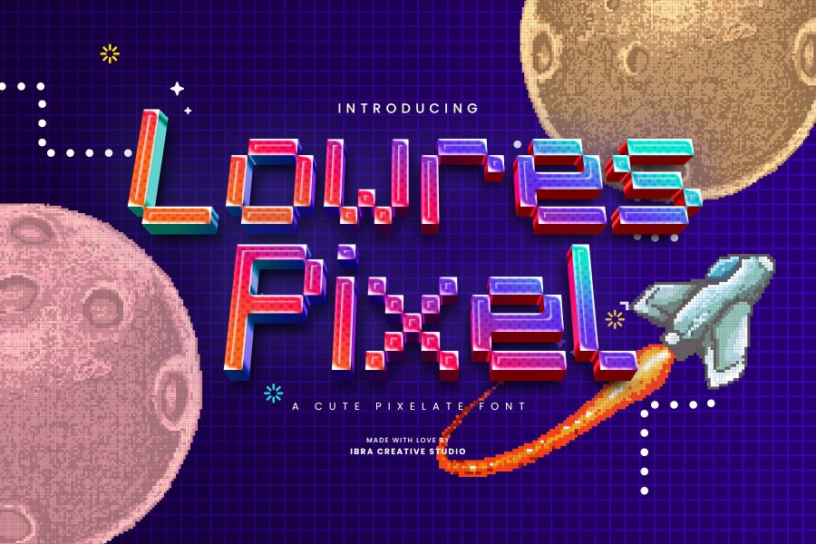 Lowres Pixel Font