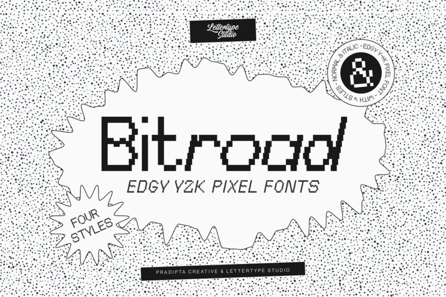 Bitroad Pixel Y2K Font
