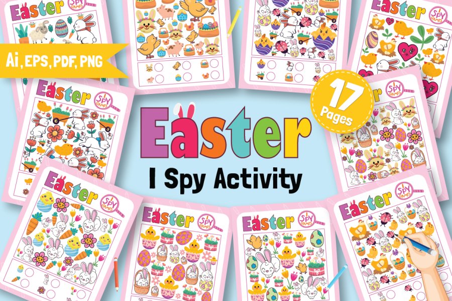 Easter I Spy Activity Sheets
