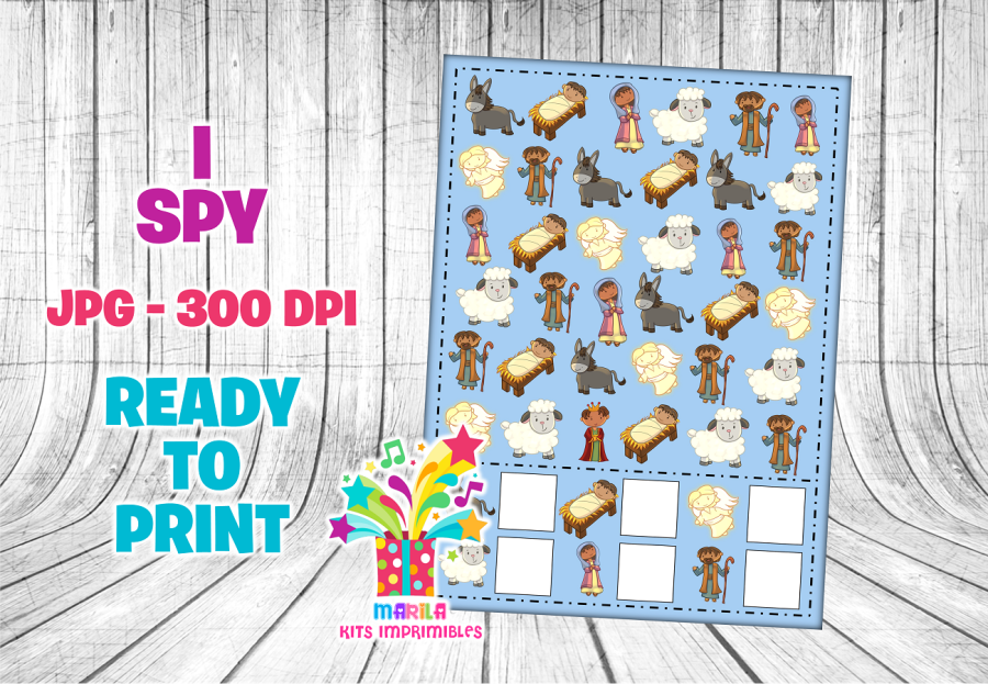 Nativity I Spy Worksheet