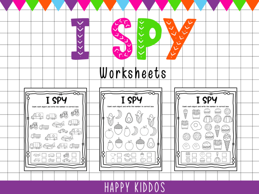I Spy Printable Worksheets