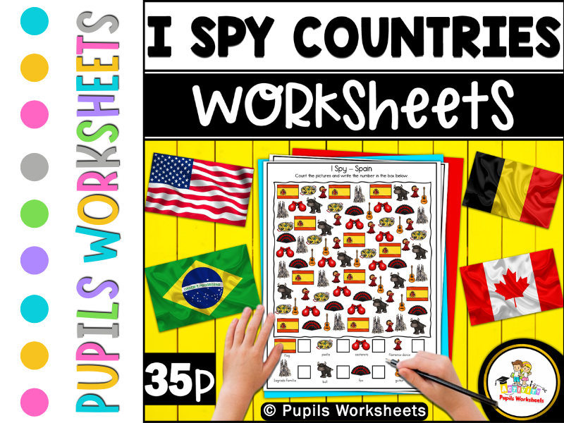 Country I Spy Worksheets
