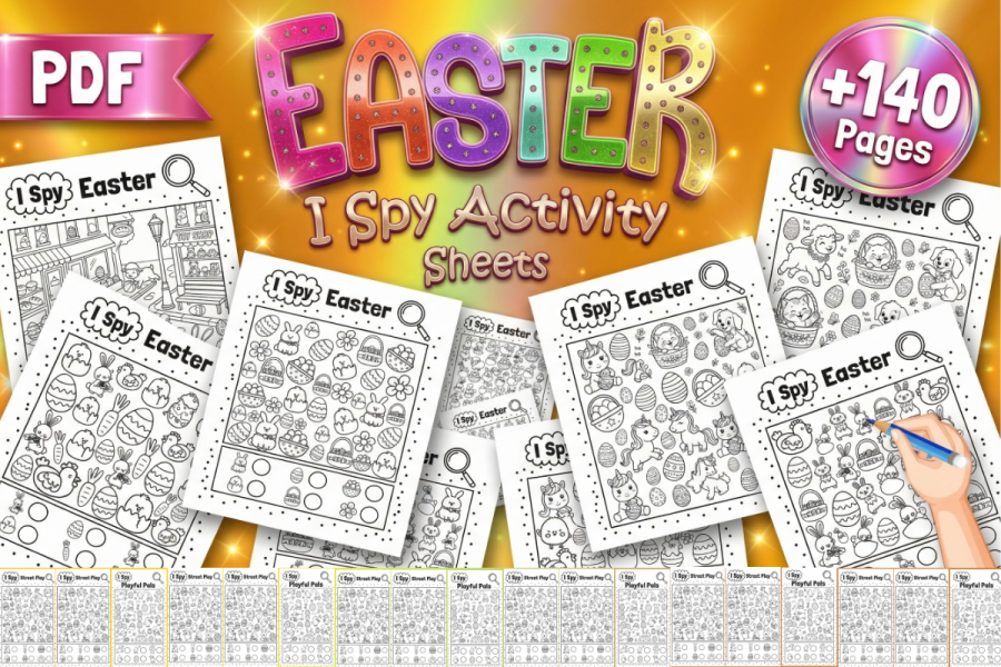 I Spy Easter Activity Sheets