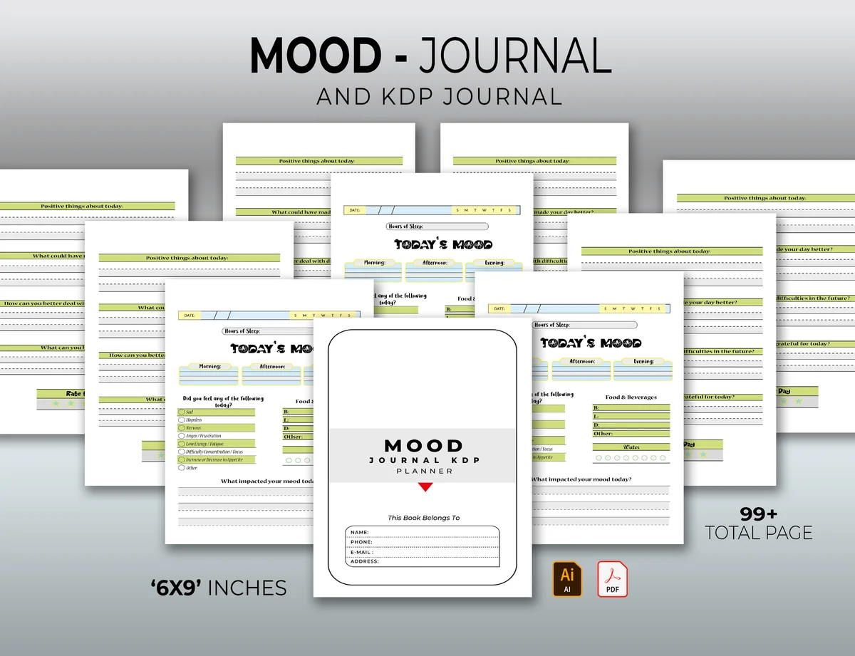 Mood Journal KDP Interior