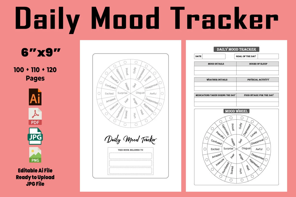 Daily Mood Tracker Journal