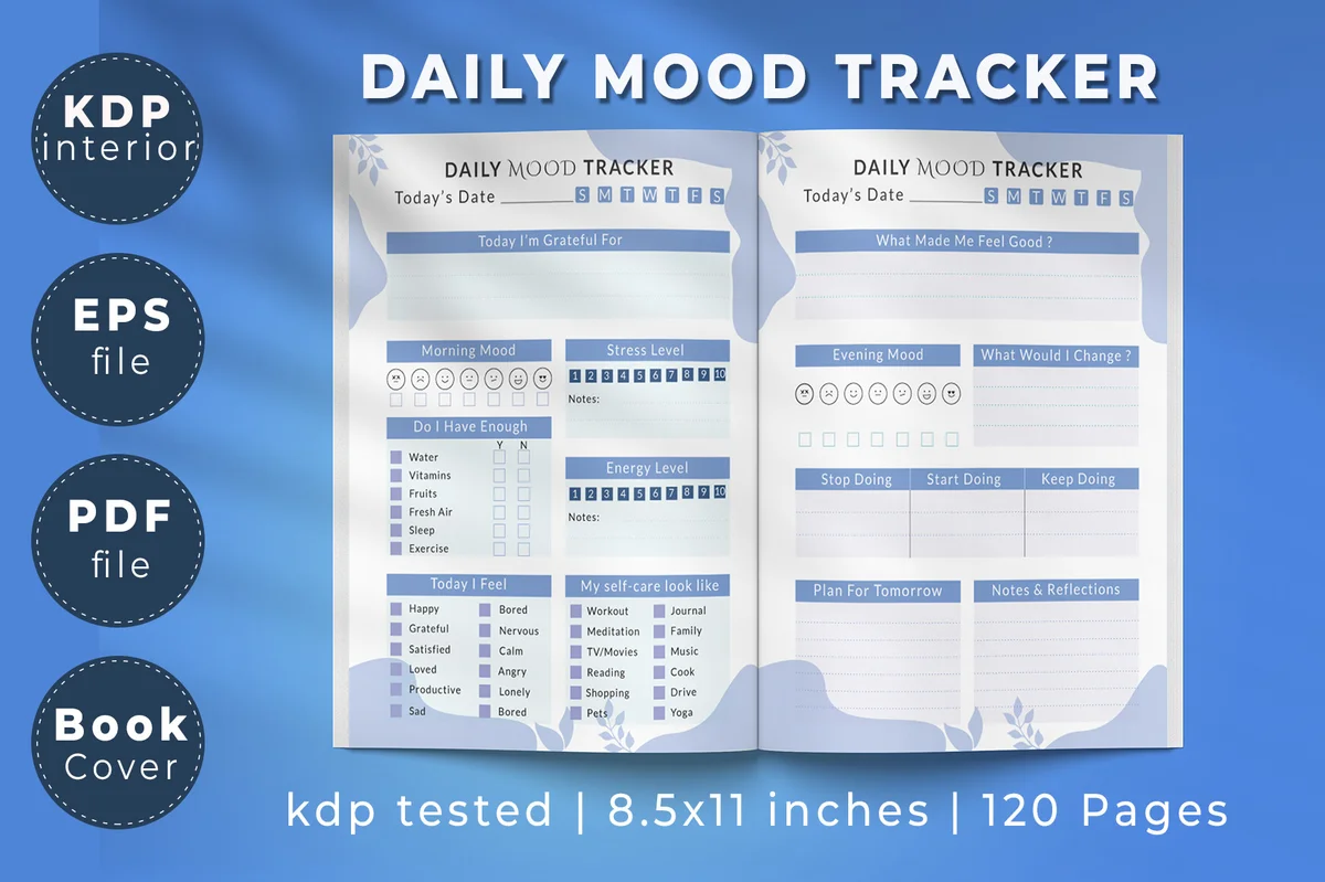 Daily Mood Tracker Journal