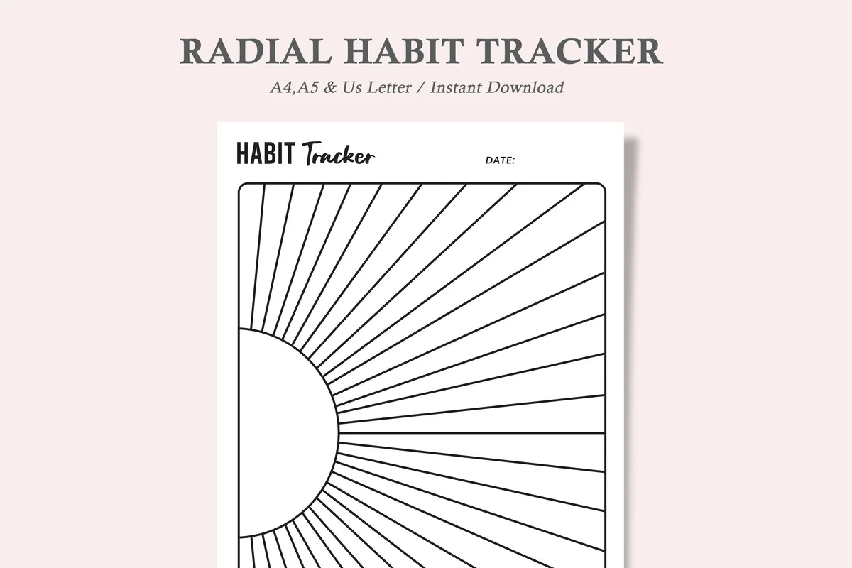 Mood Tracker and Radial Habit Tracker