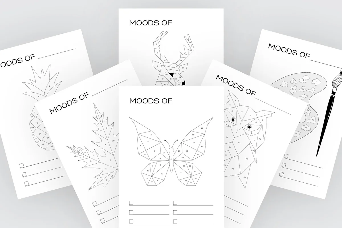 Minimal Mood Tracker Printable PDF