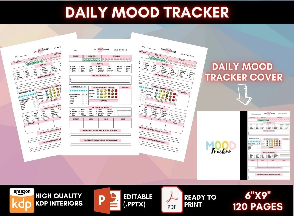 Daily Mood Tracker Journal