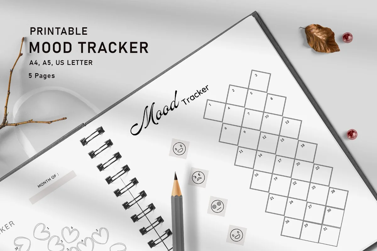 Printable Mood Tracker Pages