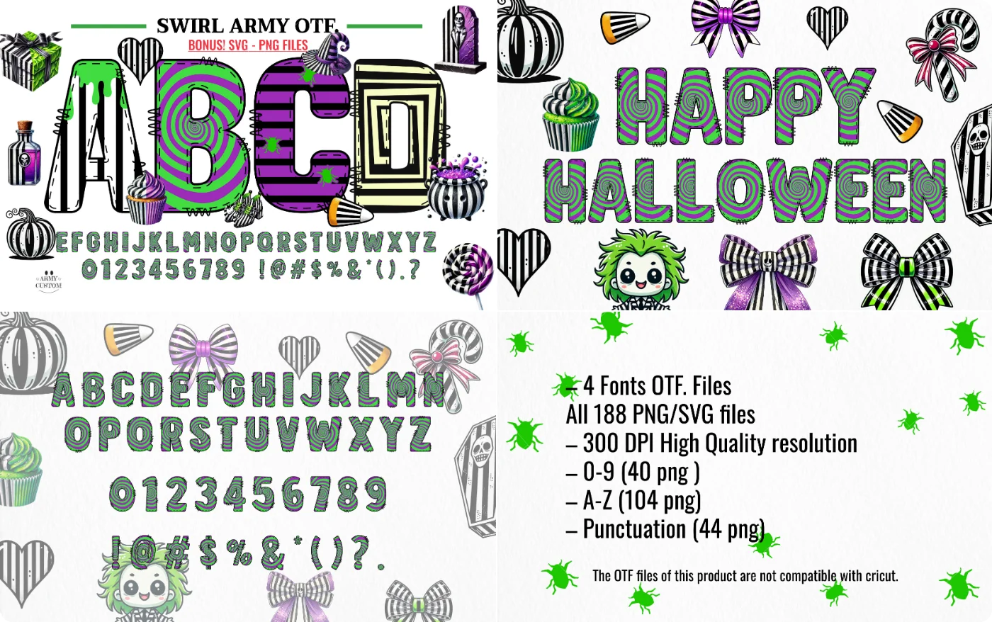 Halloween Hand Drawn Doodle Font