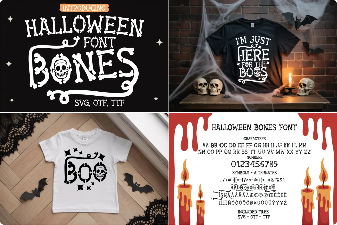 Bones Horror Display Font