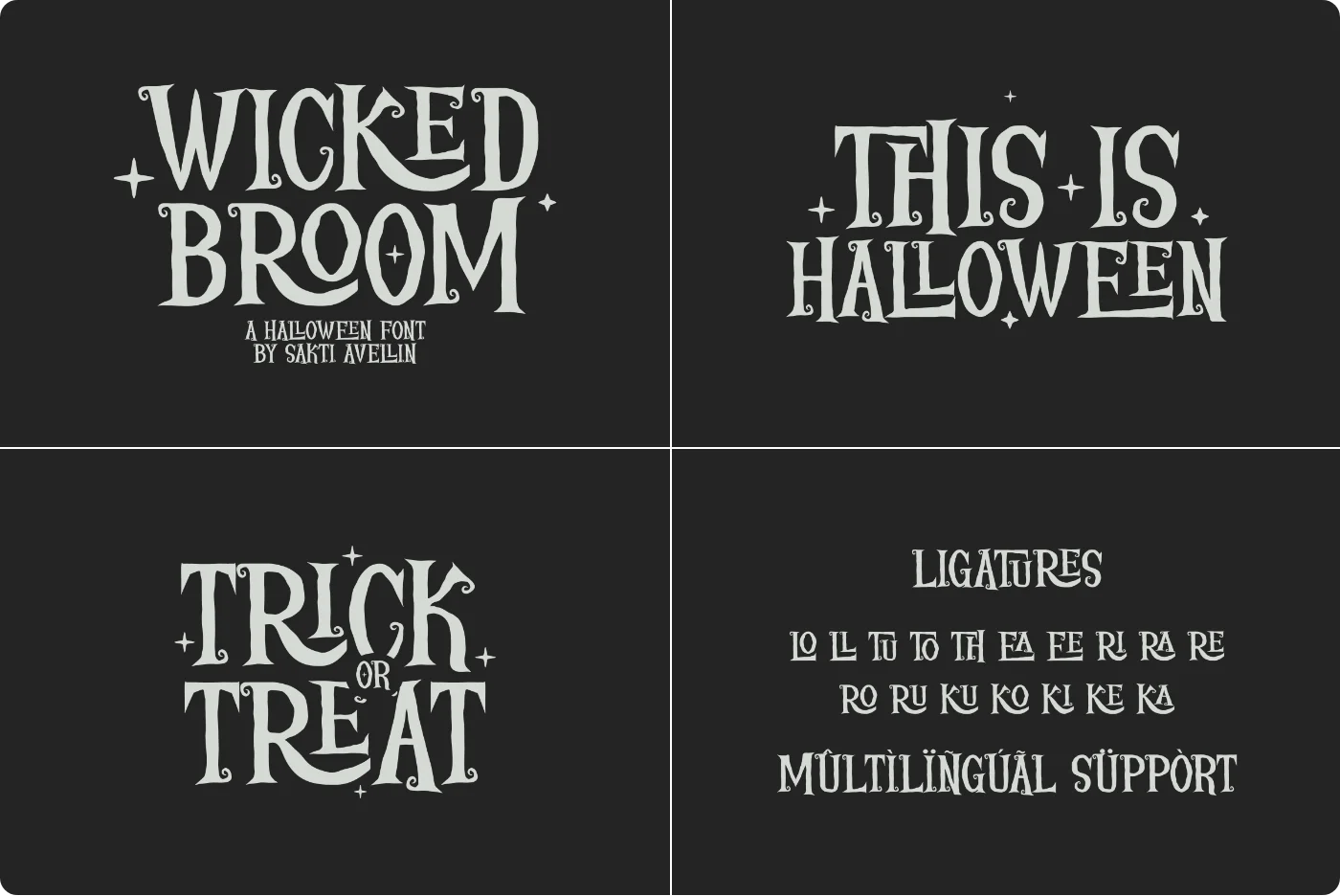 Wicked Halloween Font