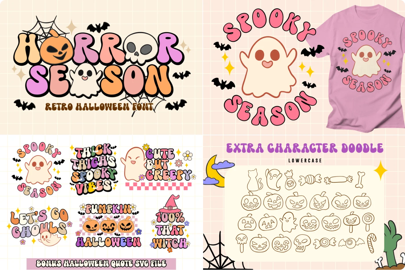 Season Retro Horror Font