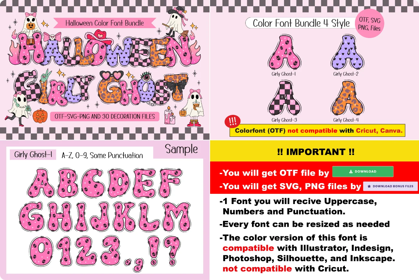 Girly Ghost Display Font