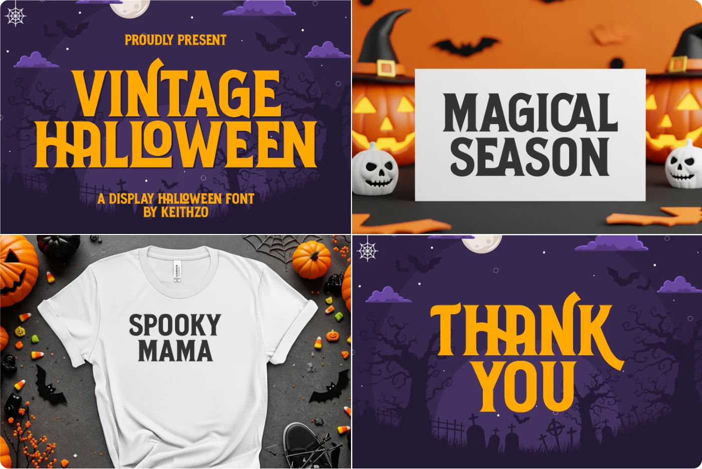 Vintage Horror Display Font