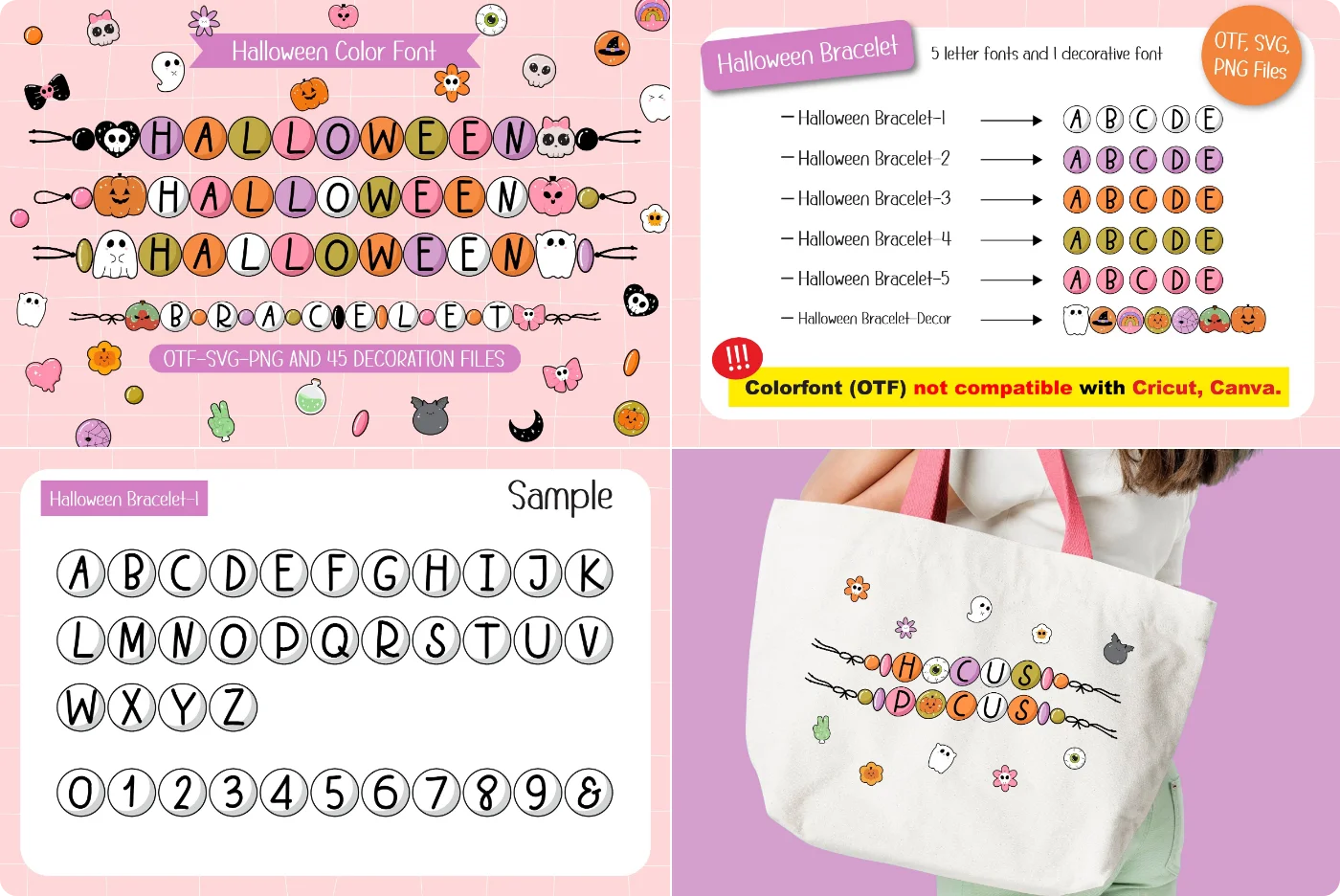 Halloween Decorative Display Font